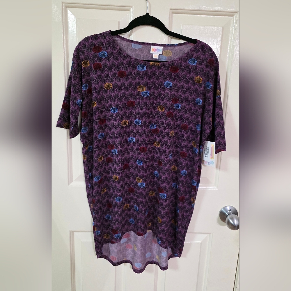 lularoe Irma xxs geometric Tunic.  Slinky material.